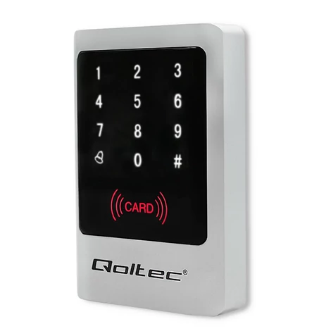 Qoltec MIMAS RFID kódzár kártyával és csengőgombbal