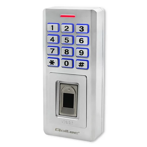 Qoltec OBERON kódzár ujjlenyomat-olvasóval és RFID rendszerrel