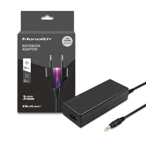 Qoltec 65W laptop töltő Huawei laptopokhoz