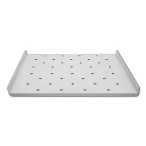 Qoltec polc RACK-hez 490 * 433 mm szürke színben