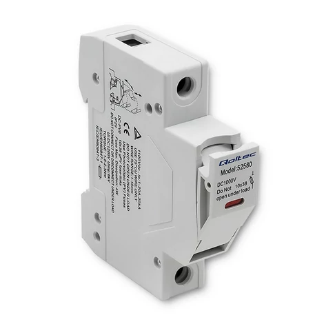 Qoltec 1000V diódás biztosítékaljzat napelemhez