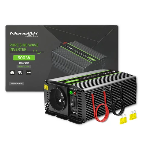 Qoltec 300W inverter 24V-ról 230V-ra