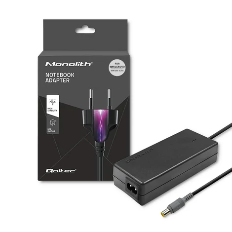 Qoltec tápegység IBM Lenovo laptophoz 65W