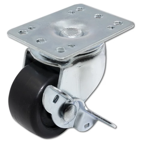 Qoltec fékezhető görgők 19'' rackekhez, 4 db