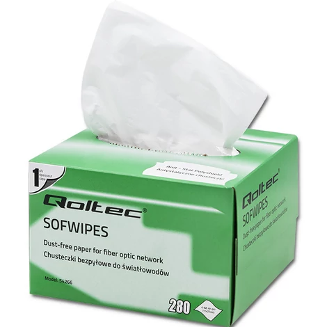 Qoltec pormentes törlők optikai hálózathoz, 280 db