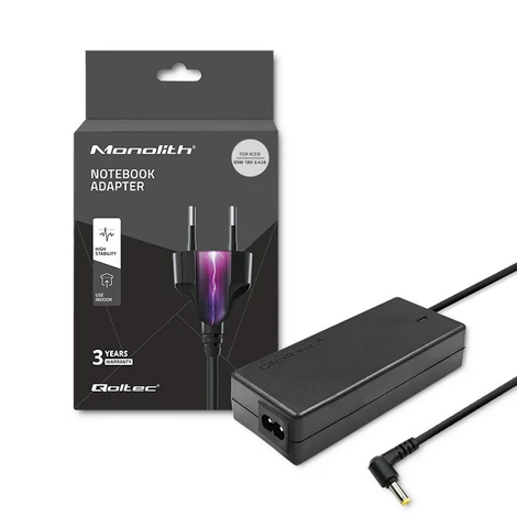 Qoltec tápegység Acer laptophoz 65W