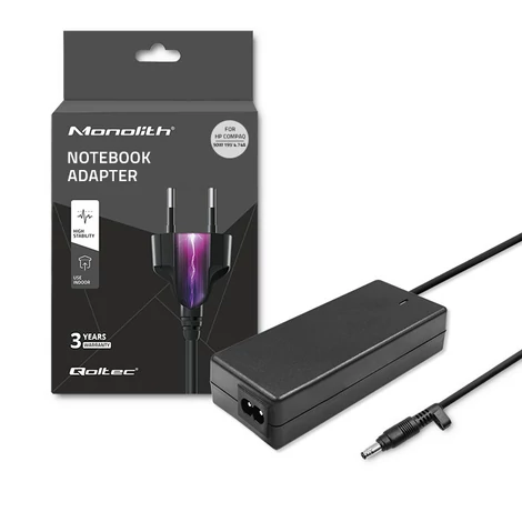Qoltec tápegység HP Compaq laptophoz 90W