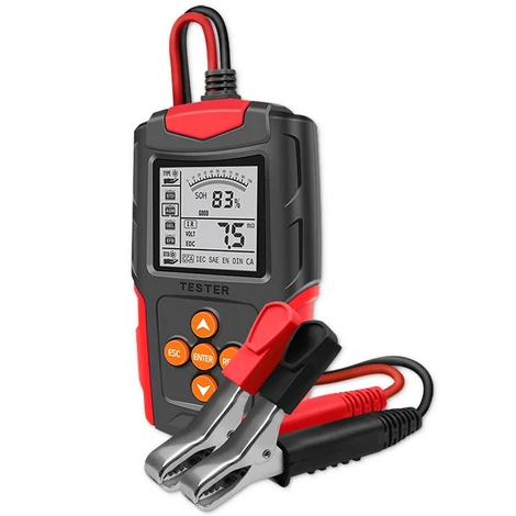 Qoltec LCD digitális akkumulátor teszter 12V 24V