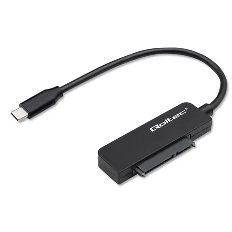 Qoltec SATA adapter 2.5'' HDD és SSD USB-C csatlakozóval