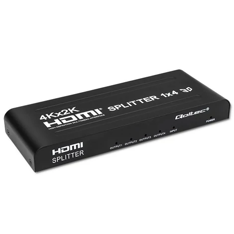 Qoltec Aktív HDMI Elosztó 4 x HDMI 4K x 2K