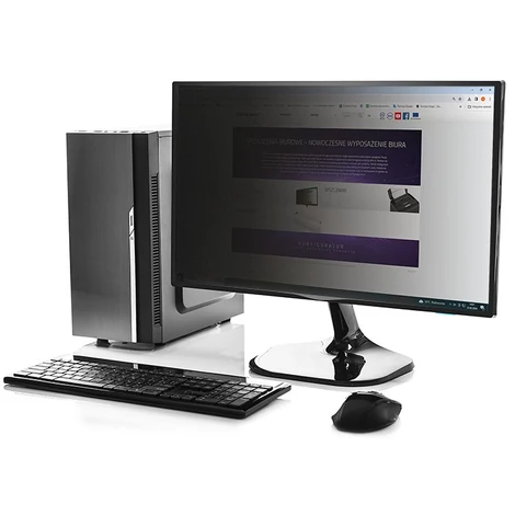 Qoltec 23.6" adatvédelmi szűrő tükröződésmentes bevonattal
