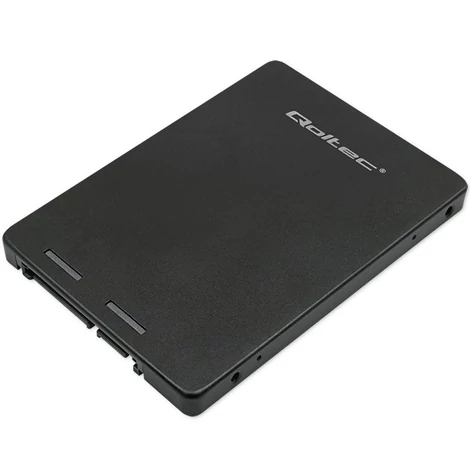 Qoltec alumínium M.2 SSD adapter fekete színben