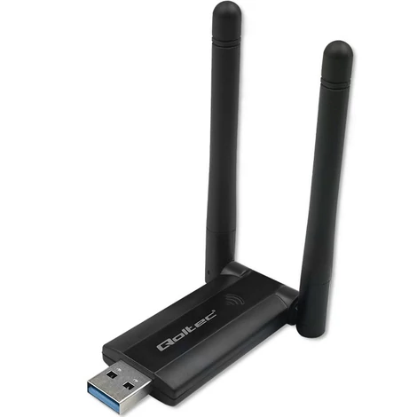 Qoltec nagysebességű DUAL Wi-Fi adapter USB 3.0