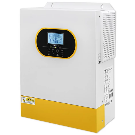 Qoltec hibrid napelemes inverter 3.5kVA LCD kijelzővel