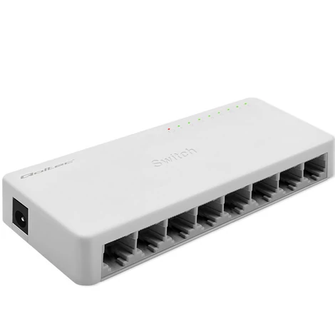 Qoltec hálózati switch 8 RJ45 porttal