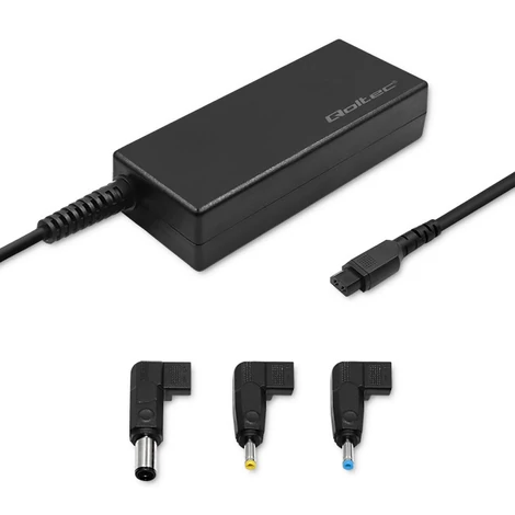 Qoltec tápegység HP notebookokhoz 65W 3 csatlakozóval