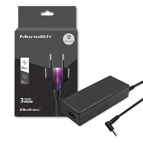 Qoltec 65W tápegység HP laptophoz