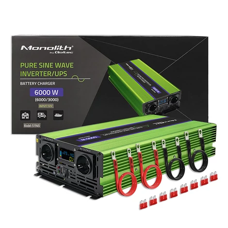 Qoltec 3000W inverter tiszta szinuszhullámmal