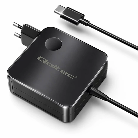 Qoltec 100W GaN hálózati töltő USB-C kábellel
