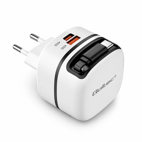 Qoltec 65W GaN szuper gyors hálózati töltő