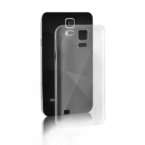 Qoltec átlátszó szilikon tok Samsung Galaxy S5-hoz