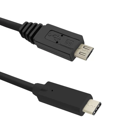 Qoltec USB 3.1 típus C és Micro USB kábel 1,2m