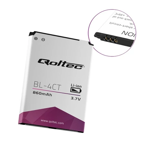Qoltec akkumulátor Nokia BL-4CT 860mAh