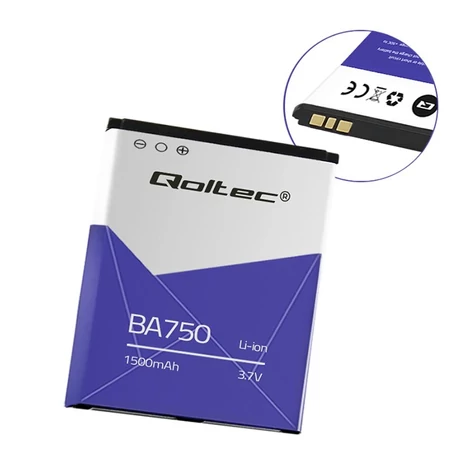 Qoltec 1500mAh akkumulátor Sony Xperia X12-hez