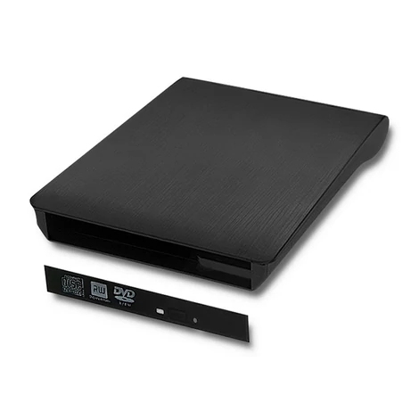 Qoltec külső USB 3.0 SATA optikai meghajtó ház fekete színben