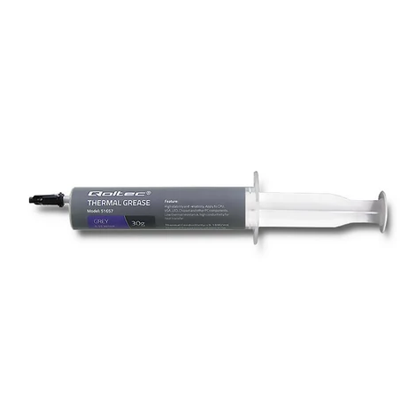 Qoltec hővezető paszta 5.15 W/m-K 30g szürke színben