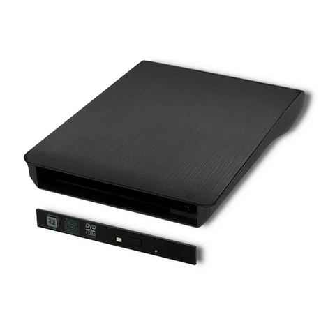 Qoltec külső USB 3.0 optikai meghajtó ház beépített kábel