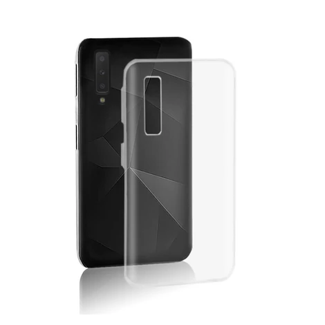 Qoltec átlátszó kemény tok Samsung Galaxy A7 2018-hoz