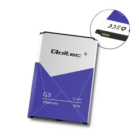 Qoltec 3000mAh akkumulátor LG BL-53YH-hoz