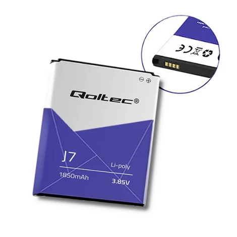 Qoltec 1850mAh akkumulátor Samsung Galaxy J7-hez