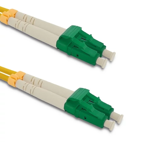 Qoltec 2m LC/APC egymódusú optikai patchcord