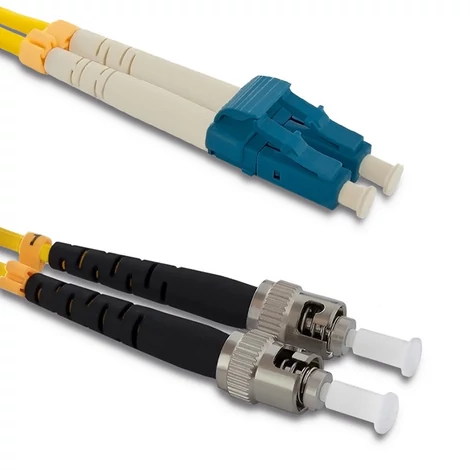 Qoltec 2m LC/UPC - ST/UPC singlemode patchcord