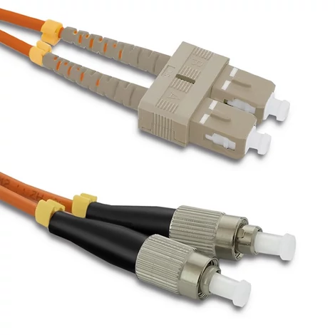 Qoltec 1m SC/UPC - FC/UPC multimódusú optikai kábel