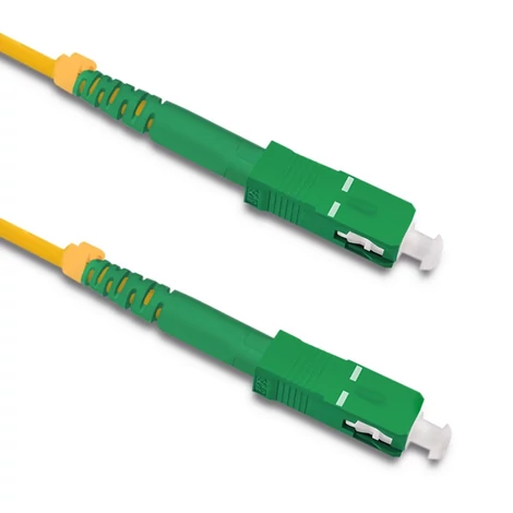 Qoltec 10m SC/APC optikai patchcord kábel