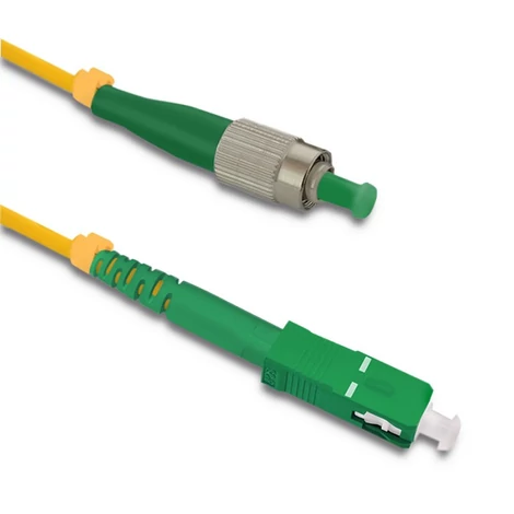 Qoltec 5m optikai szál patchcord FC/APC - SC/APC