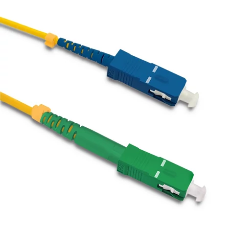 Qoltec SC/APC - SC/UPC optikai patchcord 0,5m