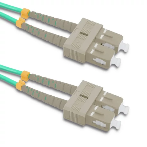 Qoltec 1m SC/UPC multimódusú optikai szál patchcord