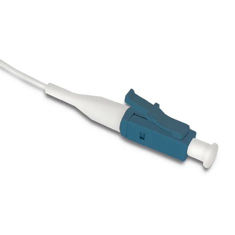 Qoltec Pigtail optikai szál LC/UPC 1m fehér színben