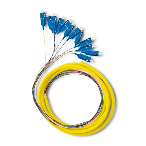 Qoltec 12 db LC/APC optikai pigtail 2m