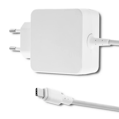 Qoltec 45W USB-C töltő fehér színben