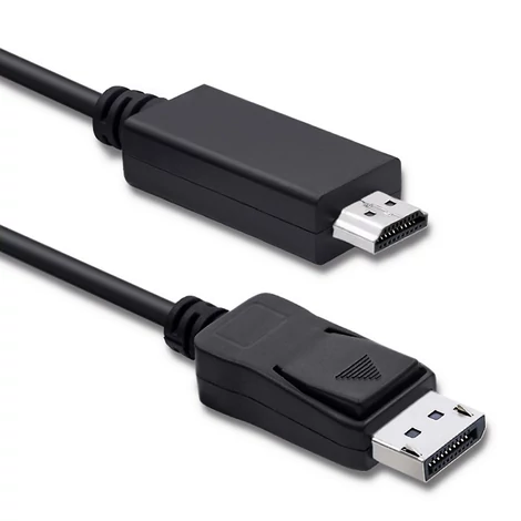 Qoltec DisplayPort v1.1 férfi HDMI férfi 4K kábel 2m