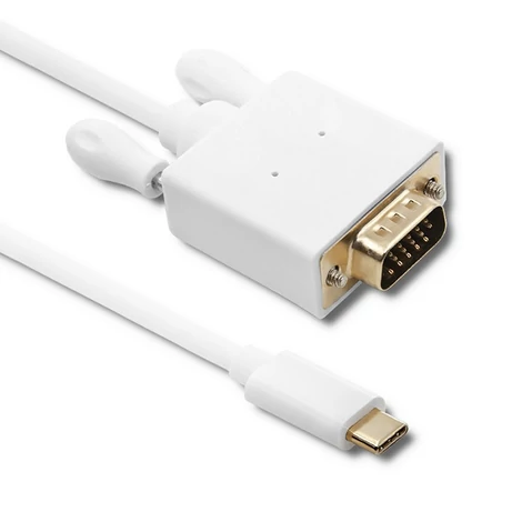 Qoltec USB 3.1 Type-C VGA kábel 2m FULL HD