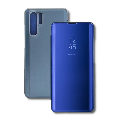 Kék Qoltec flip tok Huawei P30 Pro-hoz