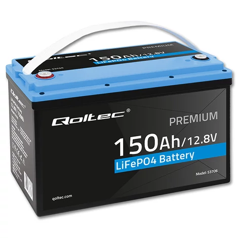 Qoltec LiFePO4 12,8V 150Ah akkumulátor BMS védelemmel
