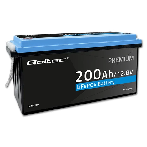 Qoltec 12,8V 200Ah LiFePO4 lítium-vas-foszfát akkumulátor