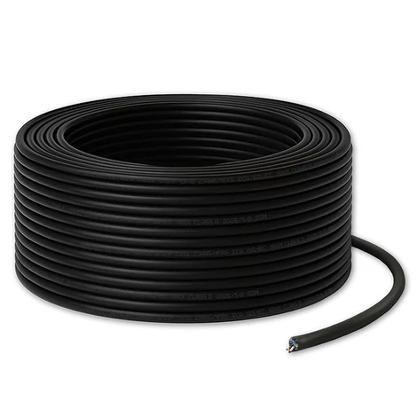 Qoltec CAT6 UTP patchcord kábel 50 méter fekete színben